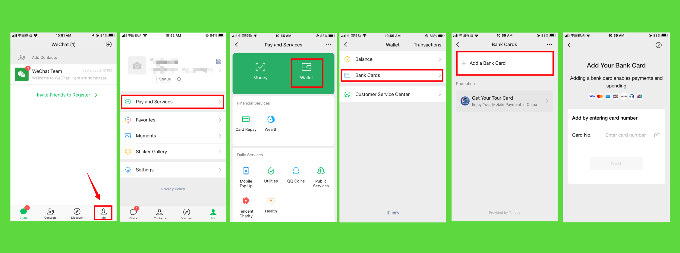 Vinculación de tarjeta bancaria